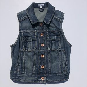Express Women's Denim Vest, Size S
